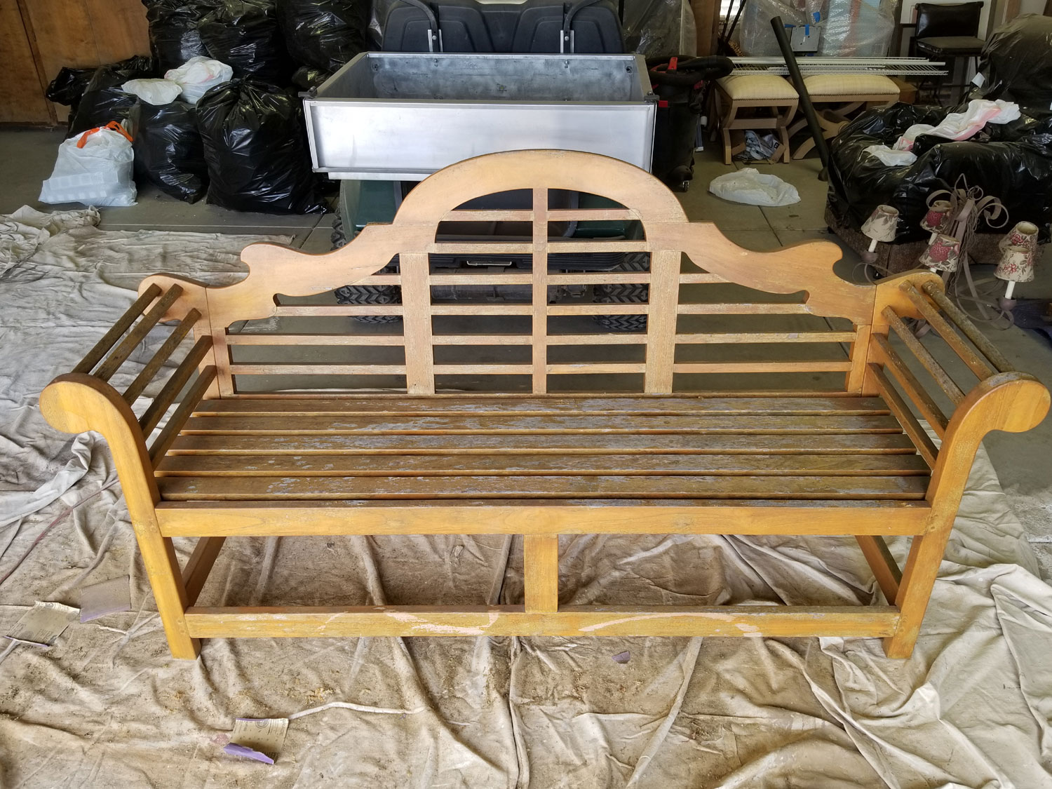 Jeremiah's Painting - Patio Furniture - Before Restoration
